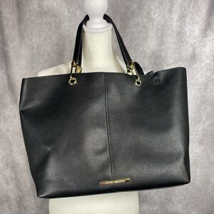 Steve Madden Black Tote Smaller Organizational Insert Floral Lining